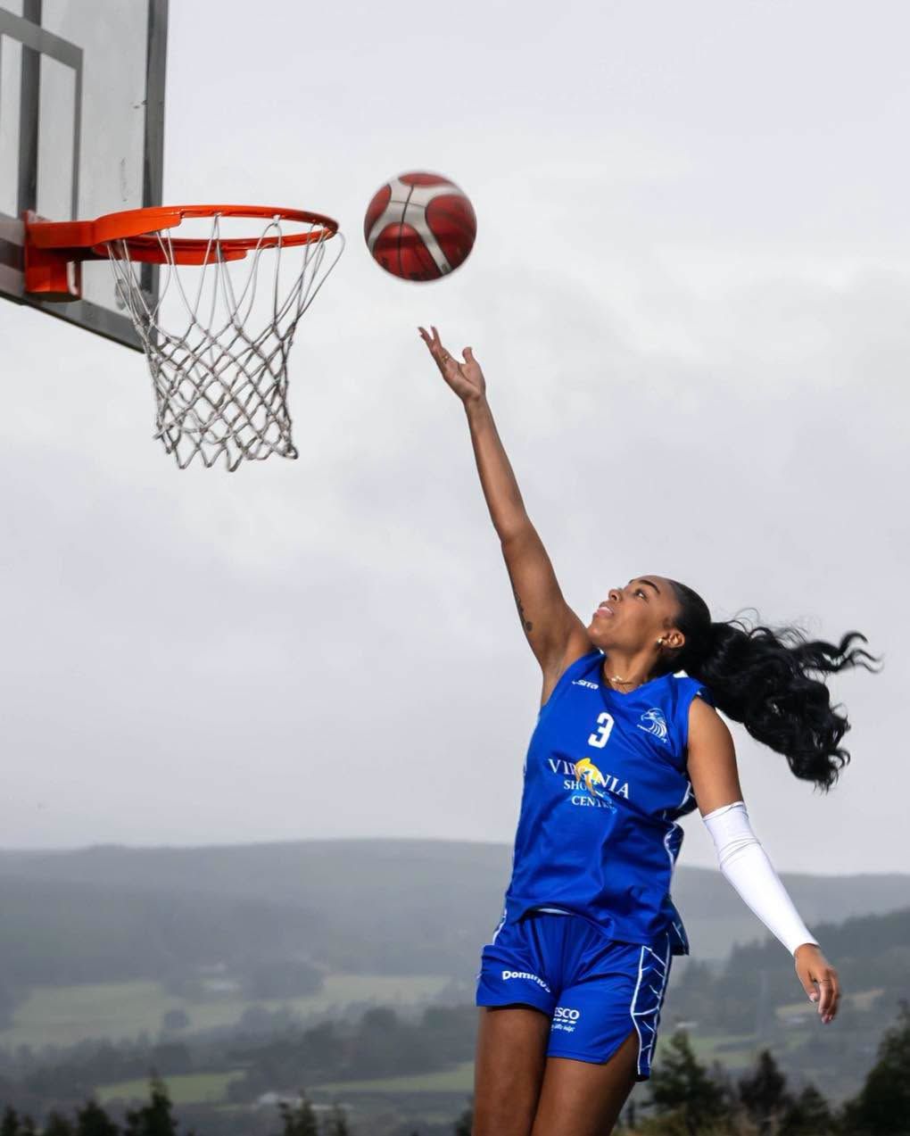 Mazzie Harris in action for Cavan Eagles